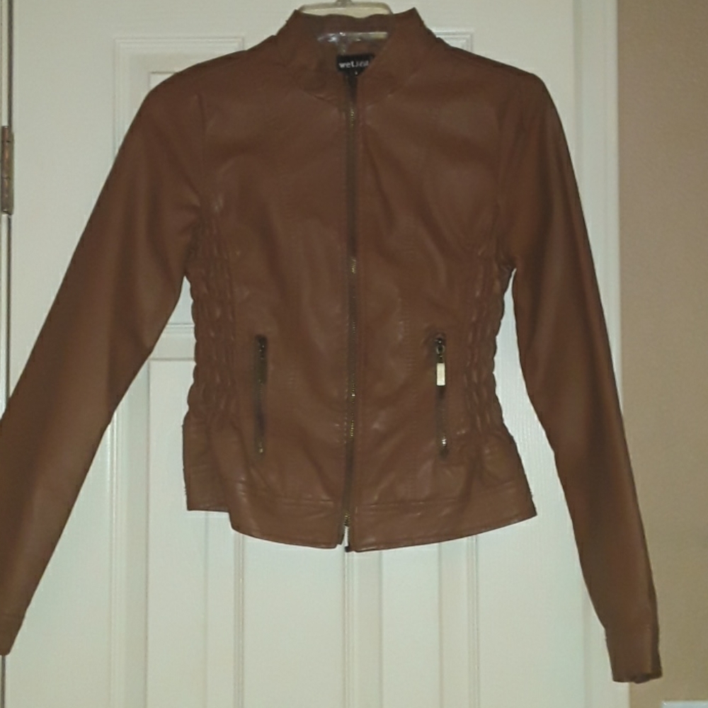 Leather jacket